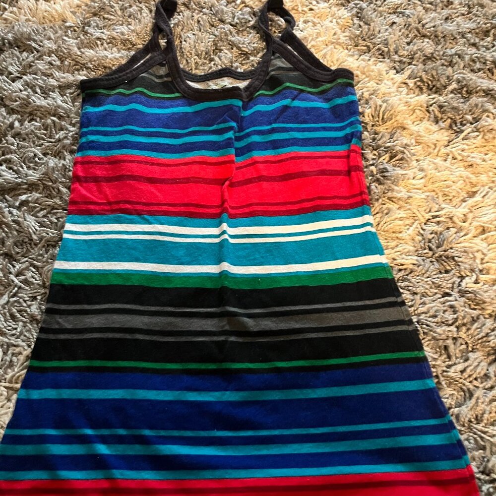 OP Multicolor-Striped Tank Top Boys Size Small (3 - 5)